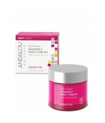 Andalou 1000 Roses® Heavenly naktinis veido kremas Andalou 1000 Roses® Heavenly naktinis veido kremas